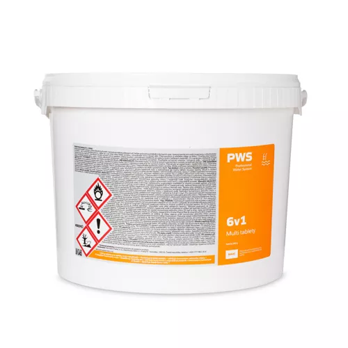 PWS Multi tablety 6v1 do bazénu 200g 20kg ADR