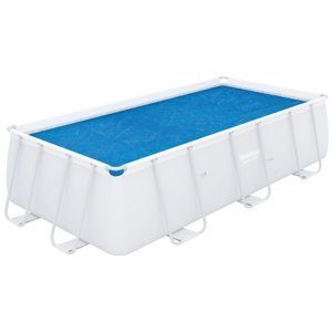BESTWAY 58240 - Solarní plachta na bazén 380 x 180 cm modrá obdélníková