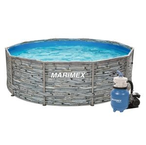 Marimex Bazén Florida 3,05x0,91 m s pískovou filtrací - motiv KÁMEN - 19900100