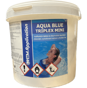 Triplex tablety MINI 5kg (po 20g) - chlor trio (kombi tablety) AQUA BLUE