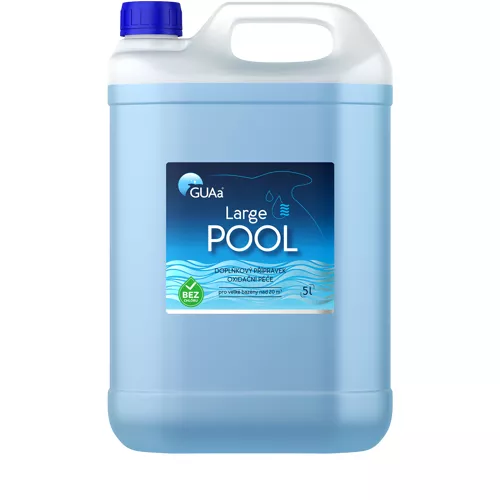 GUAa LARGE POOL 5L - Bezchlórová bazénová chemie pro velké bazény