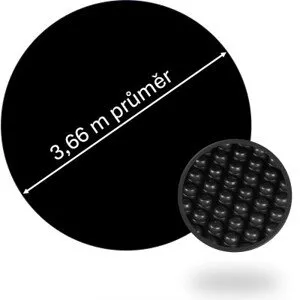 Solární plachta Planet Pool pro bazény s průměrem hladiny 3,6 m ČERNÁ
