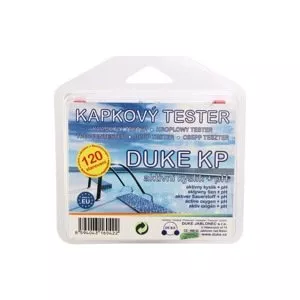 Kapkový tester DUKE KP na aktivní kyslík a pH