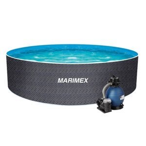 Bazén Orlando 3,66 x 1,22 m - motiv RATTAN, s pískovou filtrací 4,5m3/hod